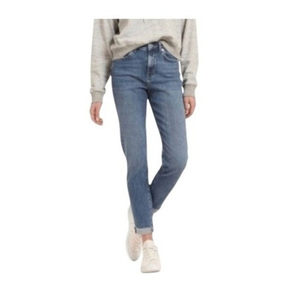 Mavi Cindy Mom Jeans Vintage Blue Denim High‎ Rise Distressed 27